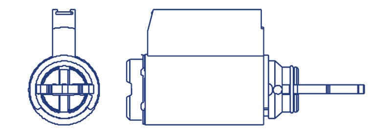 MUL-T-Lock KIKSA10 Knob & Lever Replacement Cylinder For Sargent "10" Line