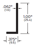 ZERO 25 Interlocking Angle - Gasketing
