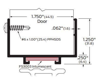 ZERO 111FS Door Shoe/Intumescent