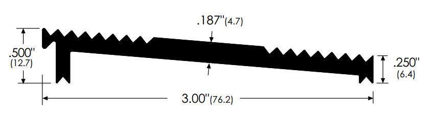 ZERO 234 Ramp, 3", 1/4" x 1/2"