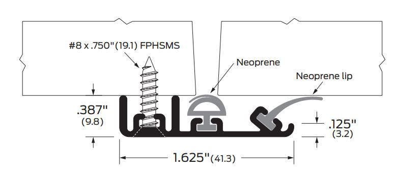 ZERO 383 Meeting Stile, Double Neoprene