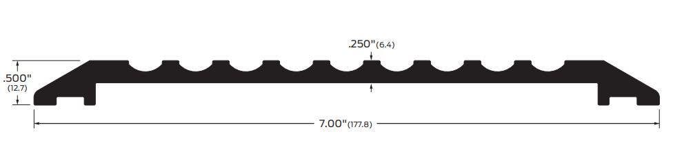 ZERO 657 Saddle Threshold, 7"