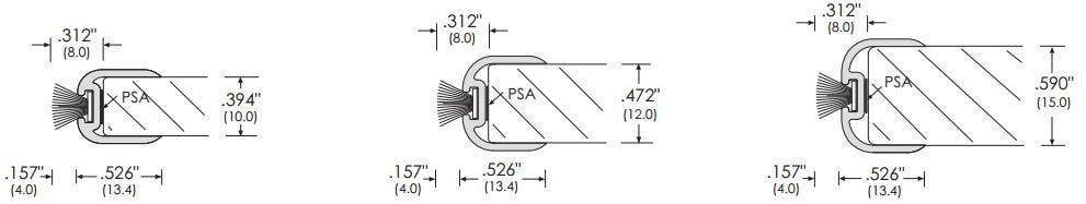 ZERO 8136P-GY Woven Pile with Fin - Gray