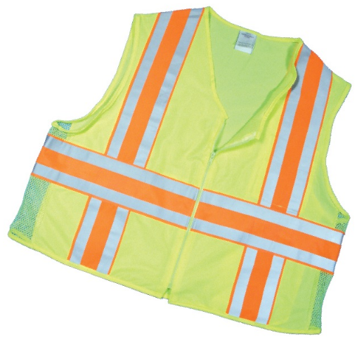 Mutual Industries 16343 Class 2 Deluxe DOT Safety Vest