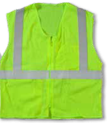 Mutual Industries 17005 Class 2 ANSI Mesh 2 Sil Pocket Zip