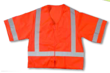 Mutual Industries 17110 Class 3 ANSI Mesh 2 Sil Pocket Zip