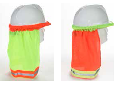 Mutual Industries 65500 Mesh Nape Protect Lime Silver Lime  Reflective