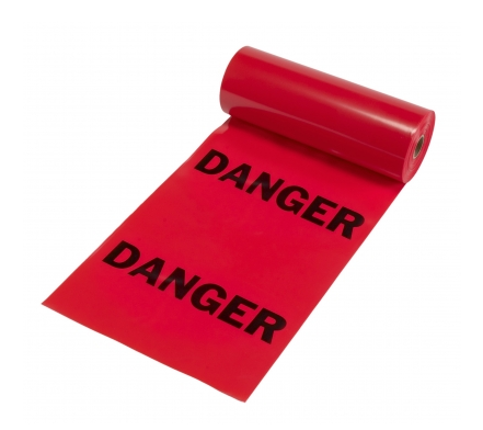Mutual Industries 14667-1200-16 Tear Off Flags Printed Danger 16"X16"X1200'