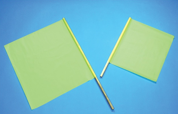 Mutual Industries 14994 Lime Highway Safety Flage