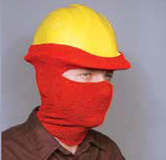 Mutual Industries 62200-0-100 Knit Over The Top -9 Full Face Orange