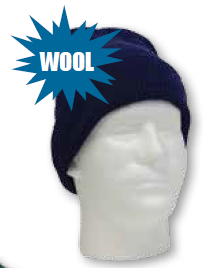 Mutual Industries 38800-0-100 Knitted Wool SKI Cap Navy