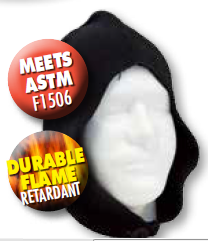 Mutual Industries 20015-0-100 Ganomxbk Black Knit Nomex Durable Flame Retardant