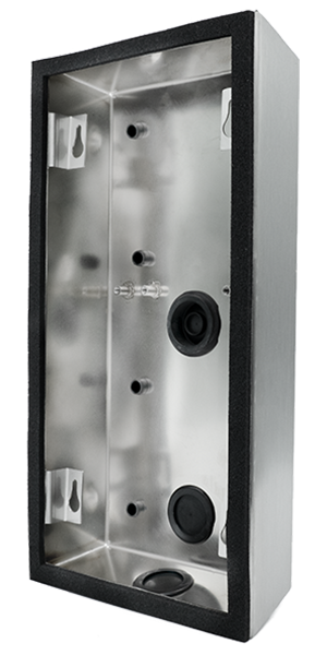 DoorBird D21DKV Surface-/Flush-Mounting Housing Stainless Steel V4A (Salt-Water Resistant), Brushed