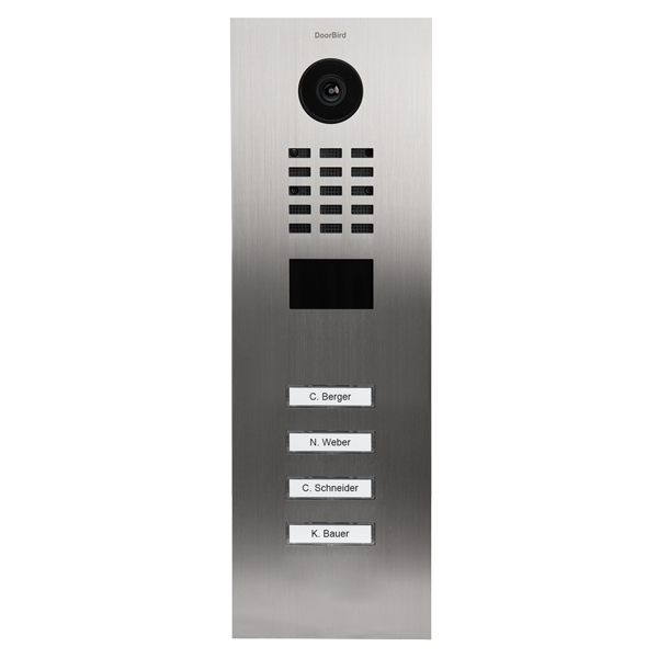DoorBird D2104V IP Video Door Station, 4 Call Buttons