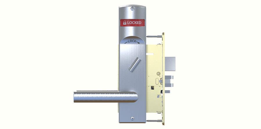 Corbin Russwin ML20600 NAC Series Electrified Mortise Lever Lock w/ High Security Monitoring & VN Escutcheon Status Indicator