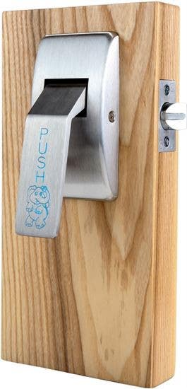 ABH Hardware 6800Q Series Low Profile Hospital Push Pull Latch With Cylindrical Lock