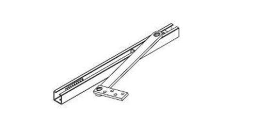 ABH Hardware 4000RA Series Medium Duty Concealed Mount Overhead Adjustable Door Holder