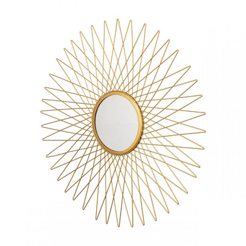 Bain Signature Sydney Mirror with Gold Decorative Octagonal Frame