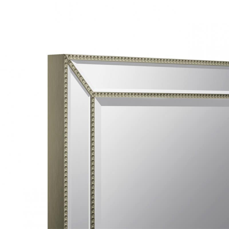 Bain Signature Glendale Beaded Decorative Mirror with Rectangular Shape