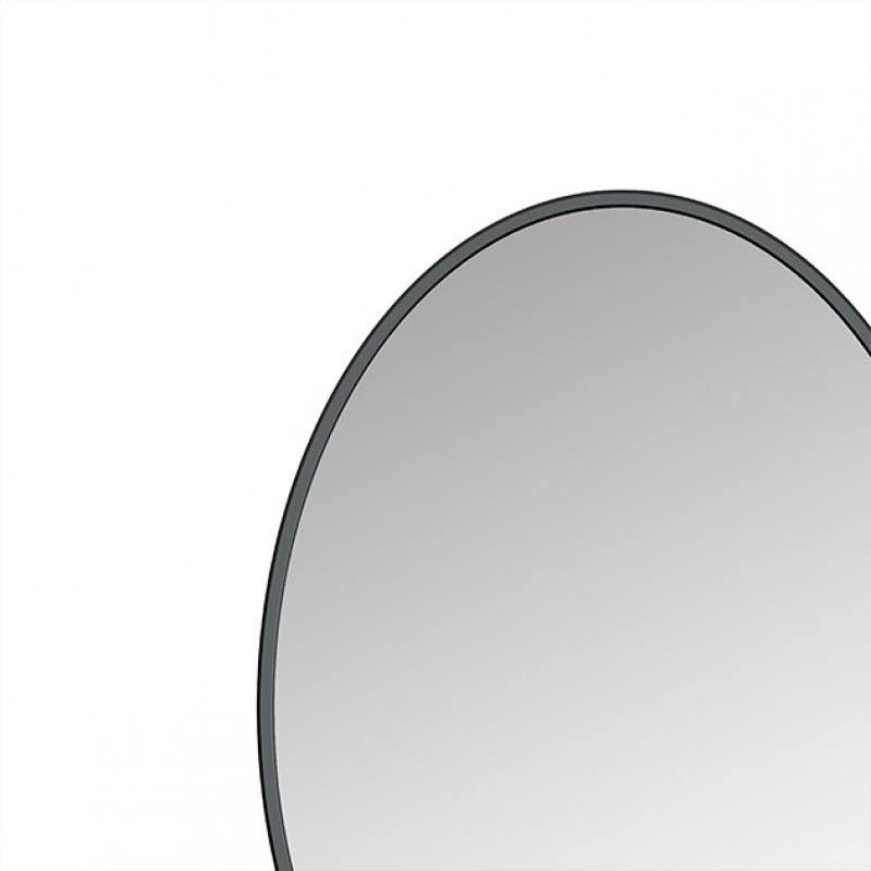 Bain Signature Sienna Floating Oval Metal Framed Mirror