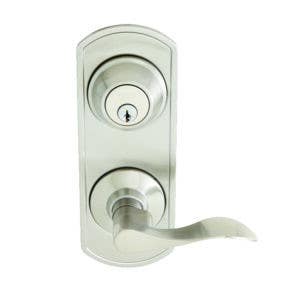 BHP IC55415 Twin Peaks Interconnect Passage/Deadbolt, Finish Satin Nickle