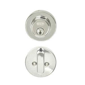 BHP SK106 Low-profile Round Deadbolt-kw1 Keyway Single Cylinder Deadbolt