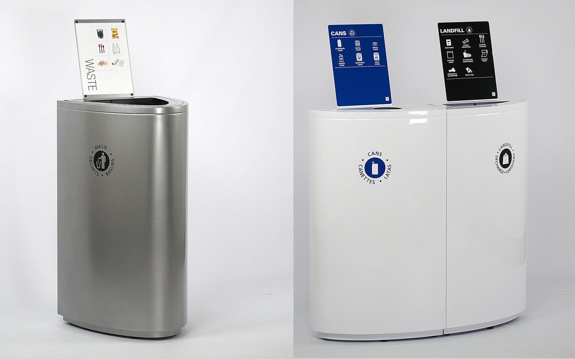 Magnuson SO1818L Sotare Half Eliptical Shaped Waste Receptable