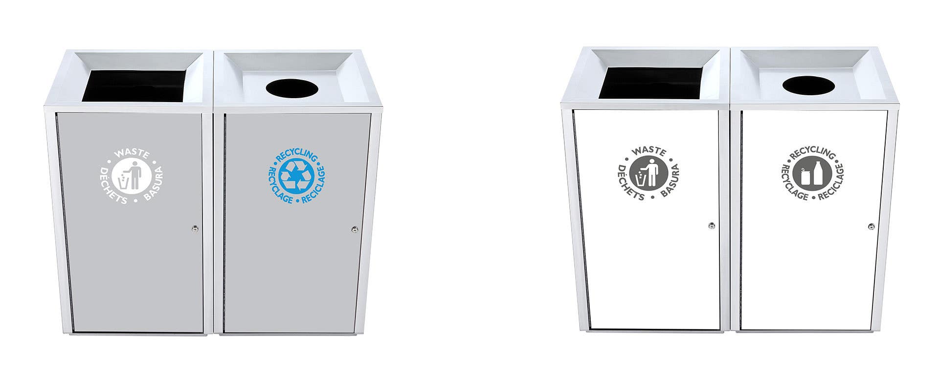 Magnuson ST Storlek Painted Steel Waste Receptacle, 70 Gallon Body, Internal Rigid Liner