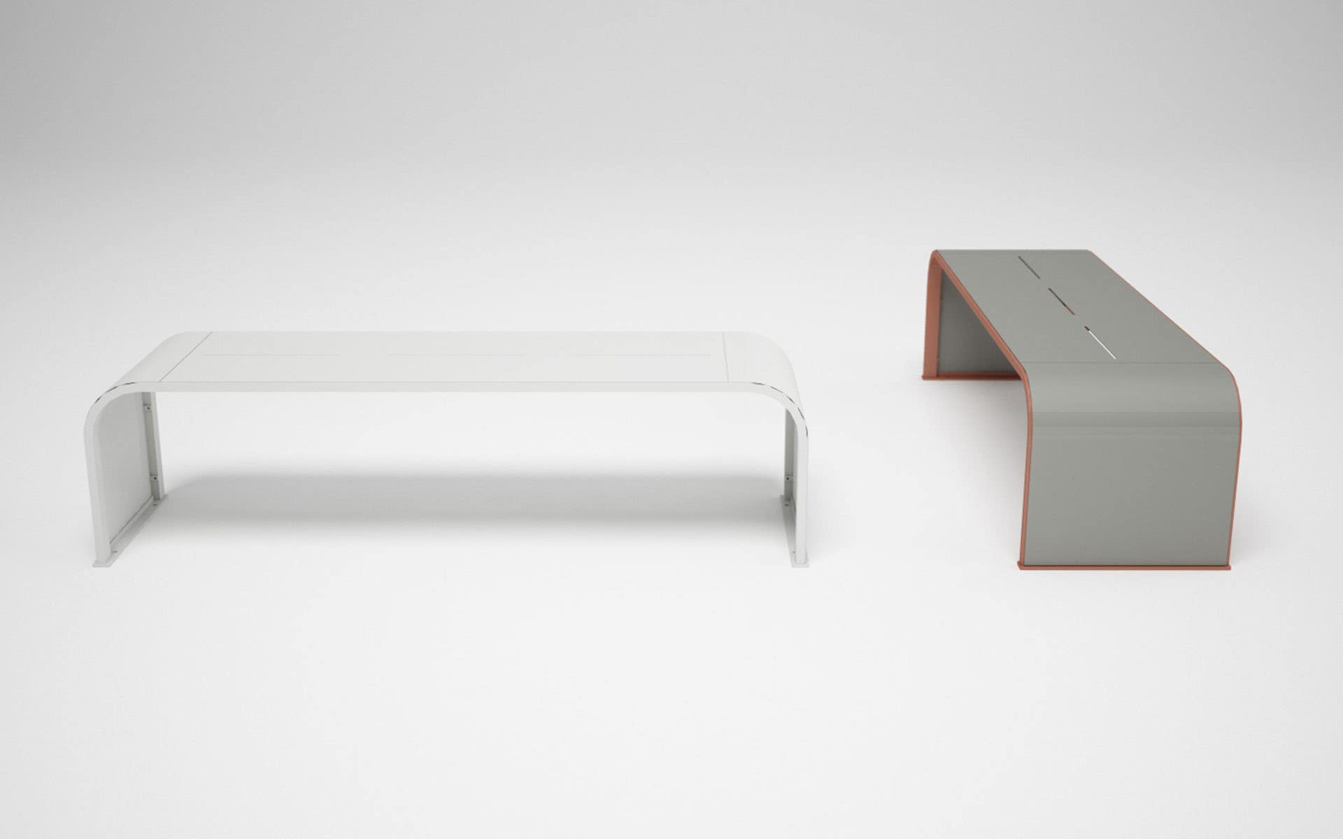 Magnuson RESPIT-01 Painted Steel Bench For Indoor Environments