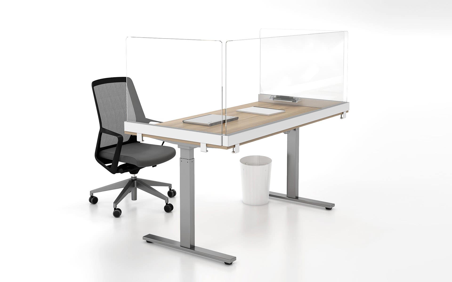 Magnuson NP High Disk Mount Painted Aluminum Tool Rail With Clear Tempered Glass Screen