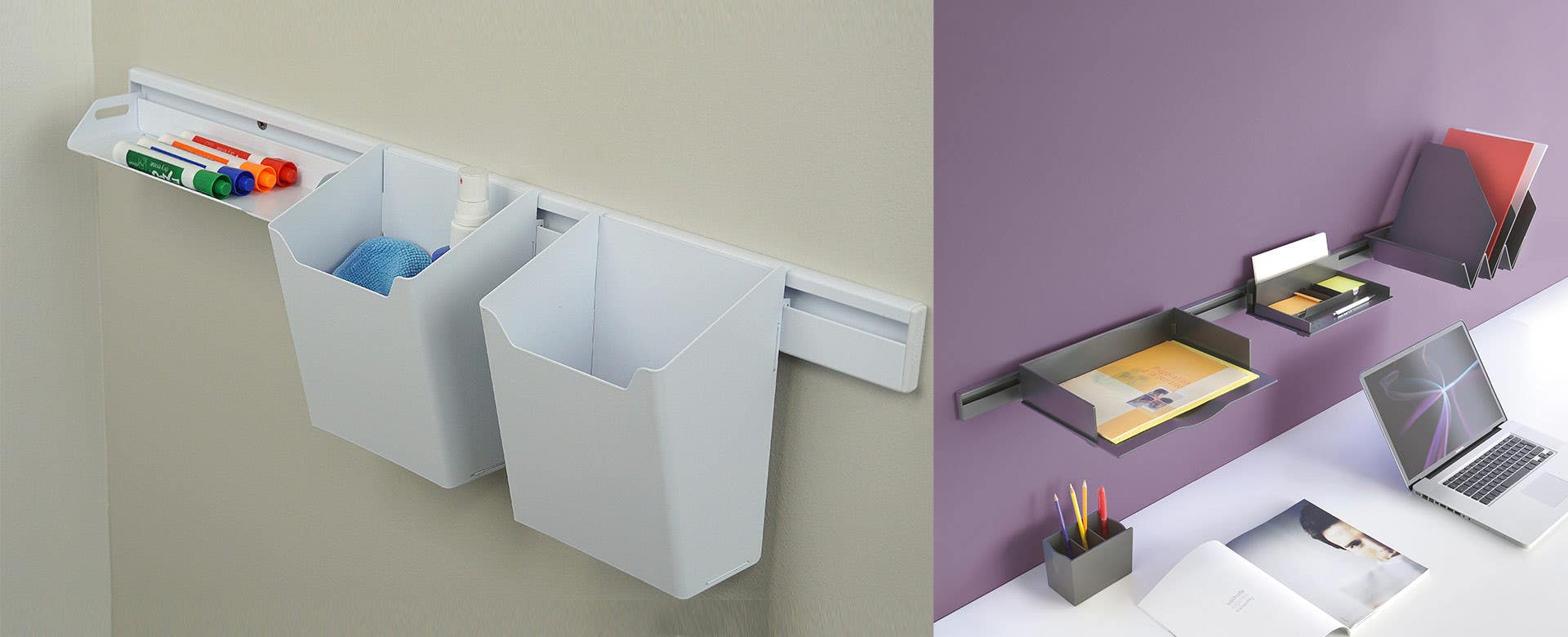 Magnuson SUM Painted Steel Wall Mounted Tool Rail