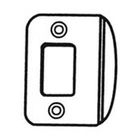 BHP RCFLDB Radius Corner F/L Deadbolt Strike