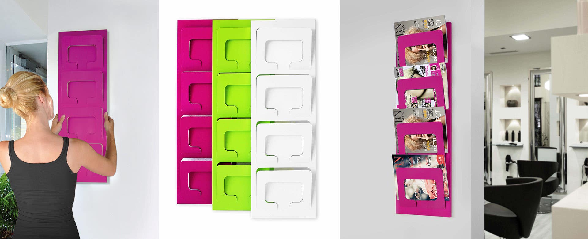 Magnuson SCOOP Wall Mounted Newspaper/Magazine Display