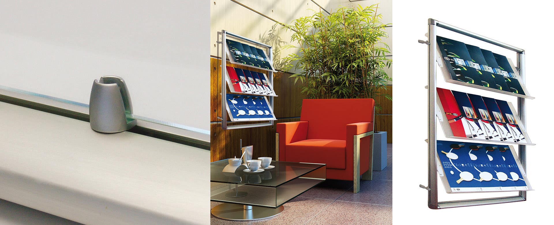 Magnuson SOWM-960 Wall Mounted Magazine Or Catalog Display