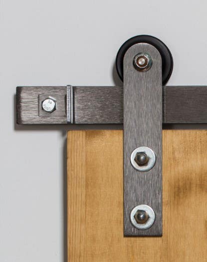 Leatherneck Hardware Flat Track 141 Light Series For Shutters, Small Doors Up to 200 lbs