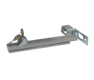 Don-Jo 1579 Serface Bolt , Finish- Satin Chrome