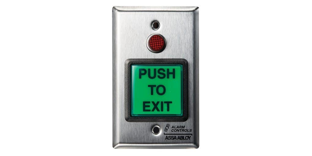 Alarm Controls TS-3T Request to Exit Station w/ LED, Electronic Timer & Push Button