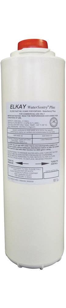 Elkay 51300C WaterSentry Lead + Microplastics NSF/ANSI Certified 3000 Gal 12 Month Filter