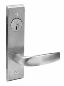 Corbin Russwin ML2000VR Series Vandal Resistant Mortise Locksets With Escutcheon Trim, Satin Stainless Steel