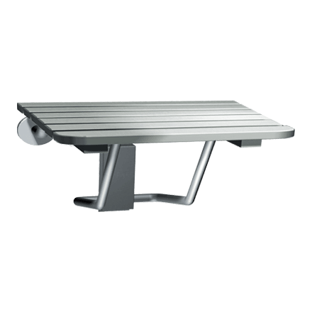 ASI 10-8207 Folding Shower Seat, Stainless Steel, Ada