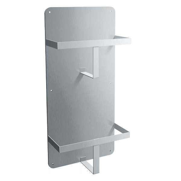 ASI 10-0559 Double Bed Pan Rack - Surface Mounted