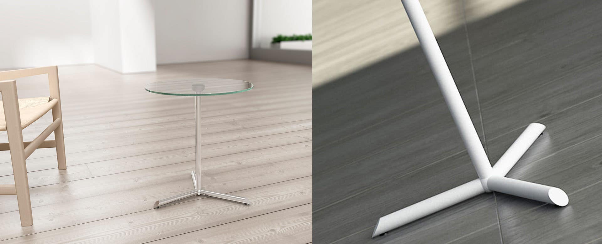 Magnuson MILL-M Table With Chrome Steel Y Base