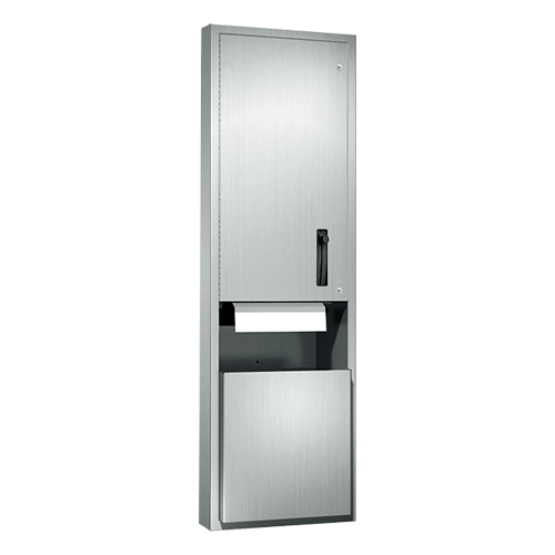 ASI 10-046921 Traditional - Paper Towel Dispenser & Waste Receptacle - Roll - 13.3 gallon