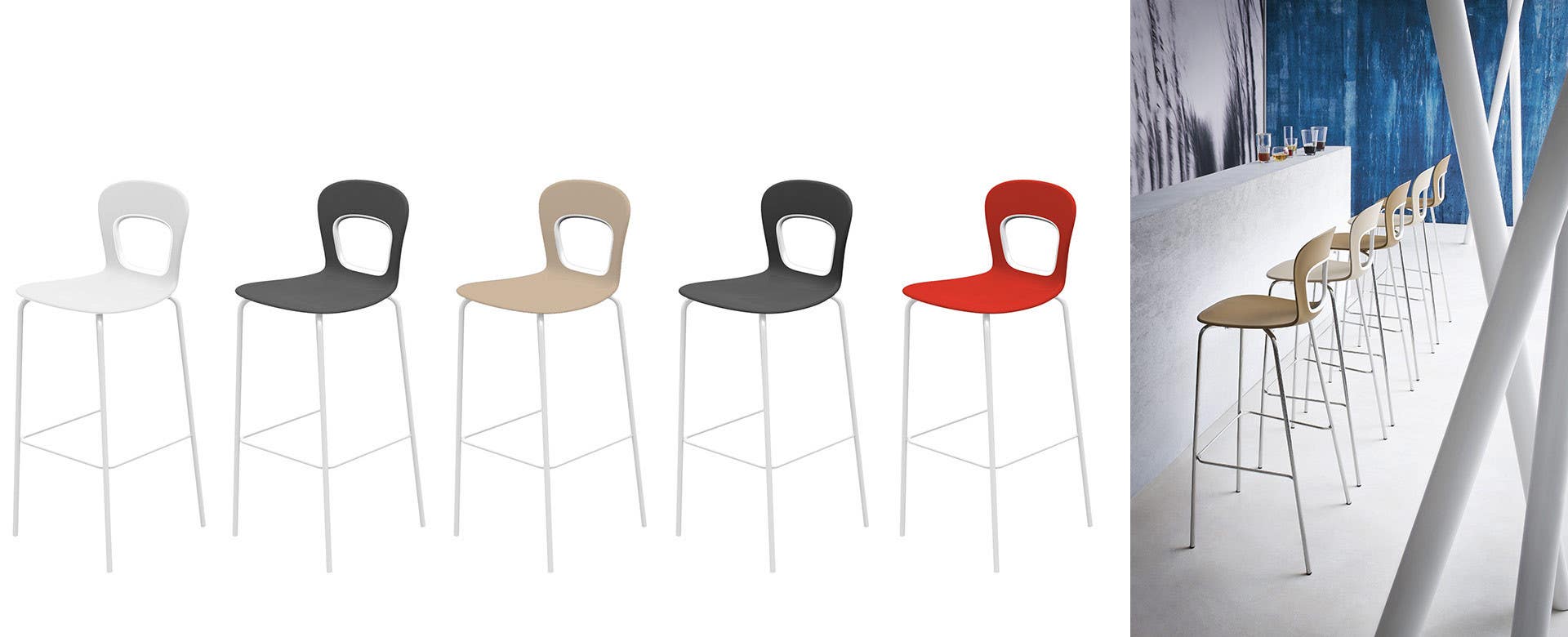 Magnuson RIVISTA-CHR Outdoor Chair, White Frame (Set of 4)