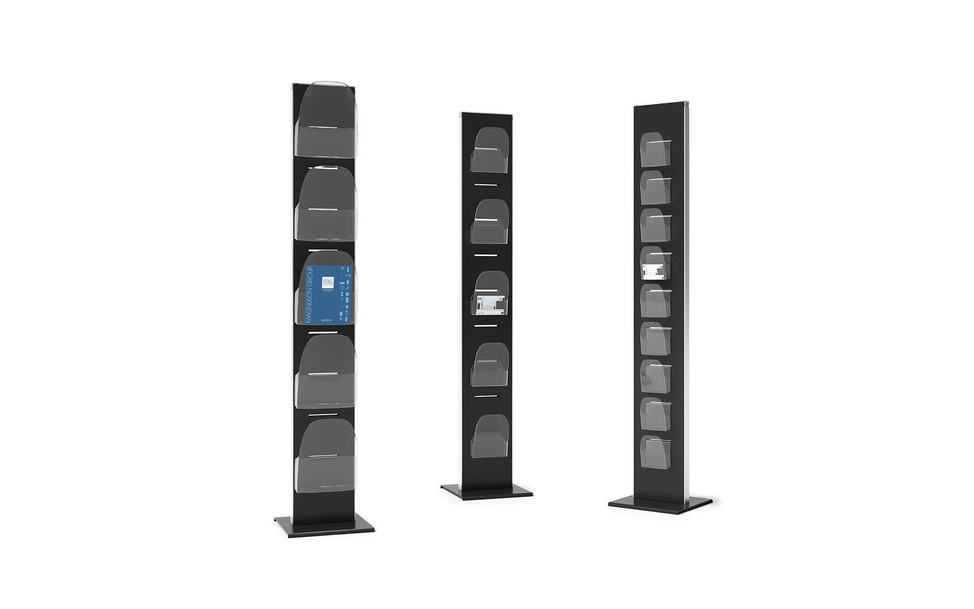 Magnuson DCI Dacapo I Point Wall Mounted Rail Brochure Holder