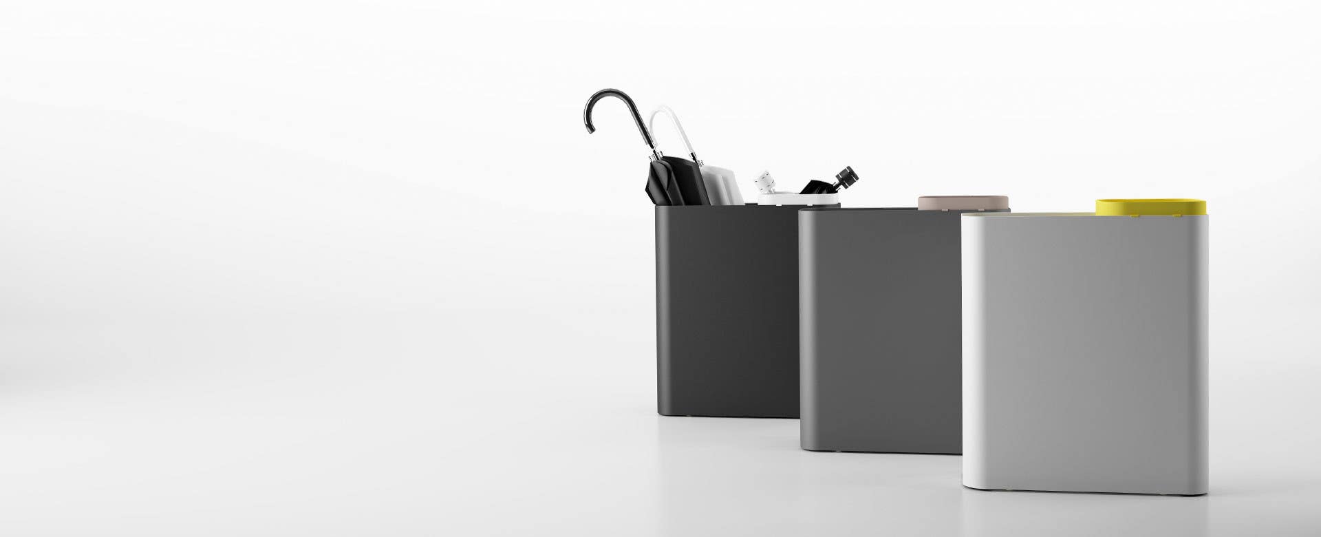 Magnuson DROP IN-02 Umbrella Stand With Integrated Small Bin