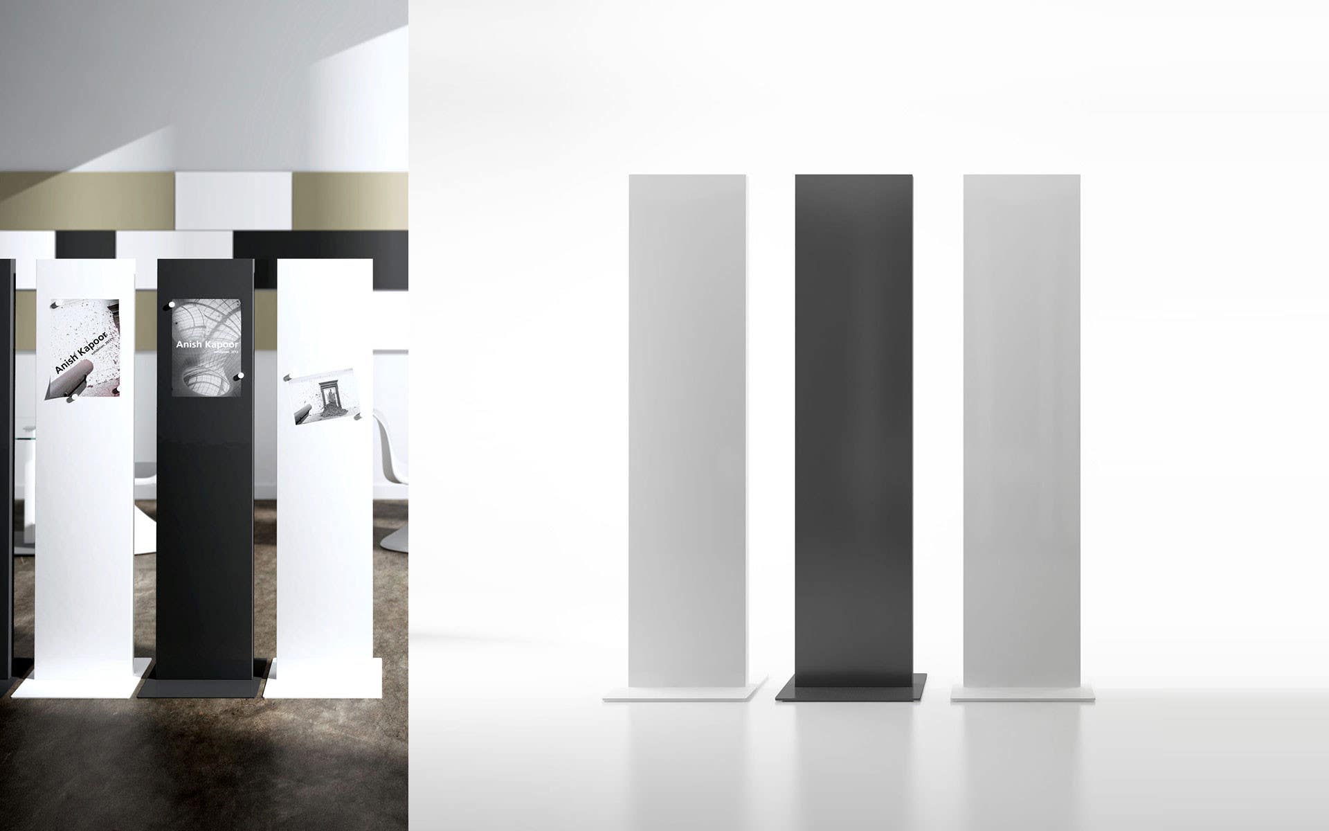 Magnuson PANTALLA-W Writeable Notice Panel For Various Media,Glossy White Finish