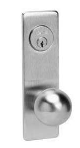 Corbin Russwin ML2000 Series Mortise Locksets w/ Knob & VN Escutcheon Status Indicator