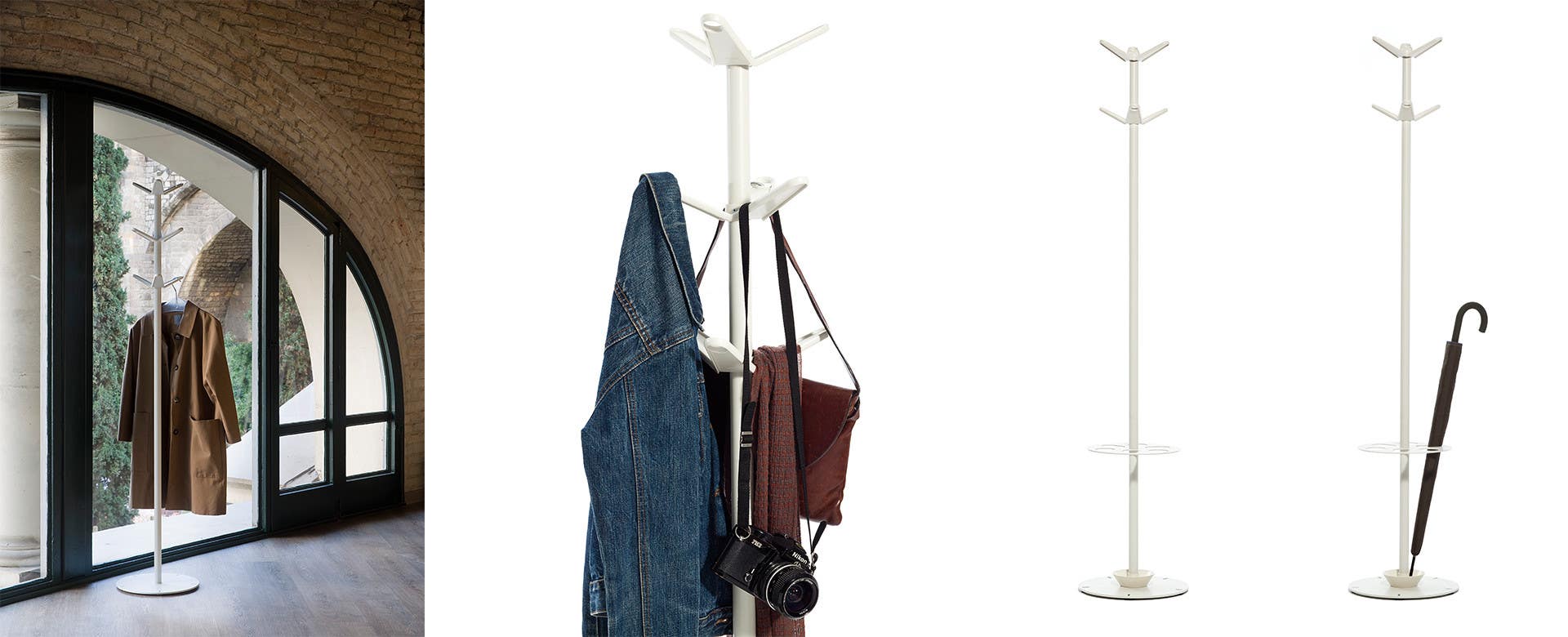 Magnuson BAMBU Coat Tree With Aluminum Post