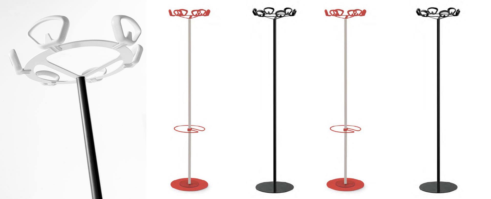 Magnuson KOBE PP Metal Coat Tree With 6 ABS Hook